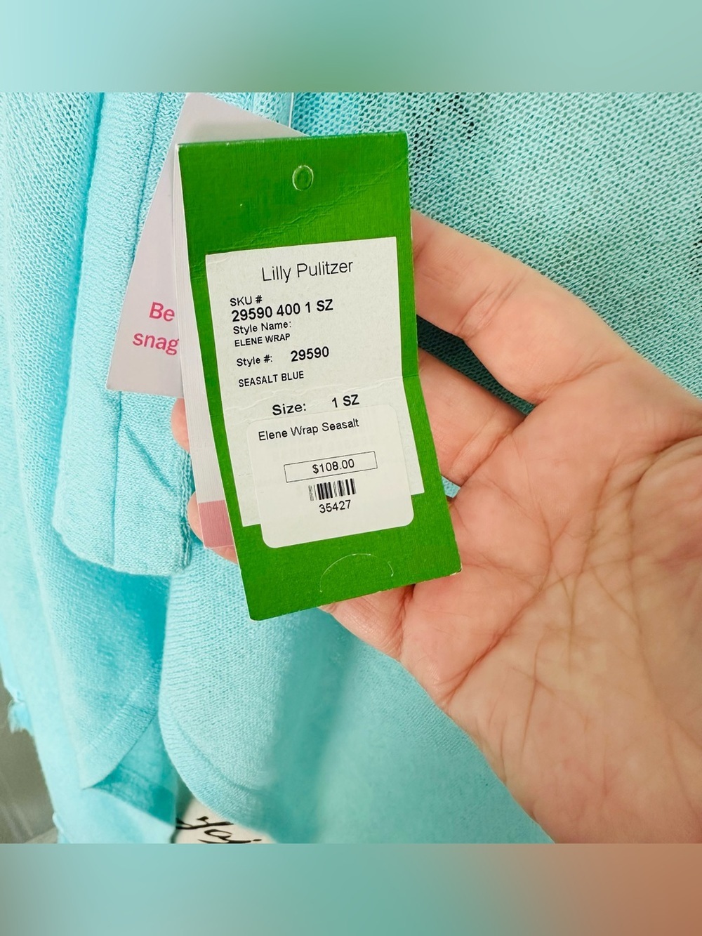 Lilly Pulitzer Elene Wrap Cotton Silk Blend - Picture 4 of 9